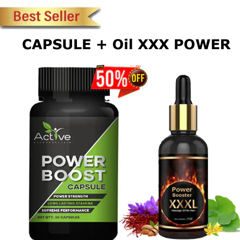 Power Booster Capsule Ayurvedic For Men, & Oil | Ayurvedic Medicine Stamina Booster
