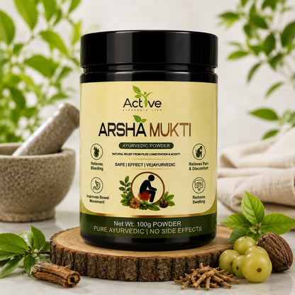 Active Arsha Mukti Ayurvedic Powder – 100g