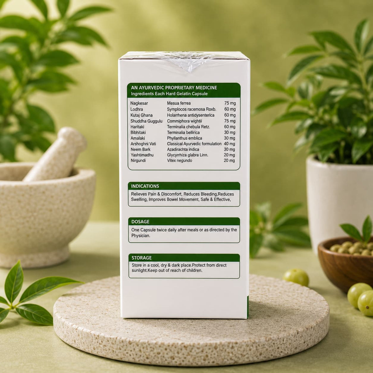 Active Arsha Mukti Ayurvedic Capsules – 60 Capsules