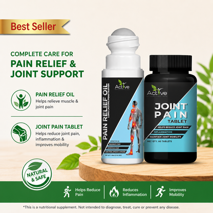 Best Active Ayurvedic Joint & Pain Relief Combo Pack
